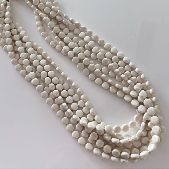 Vintage Art Deco Celluloid Multi Strand Bead Necklace - Picture 3 of 6